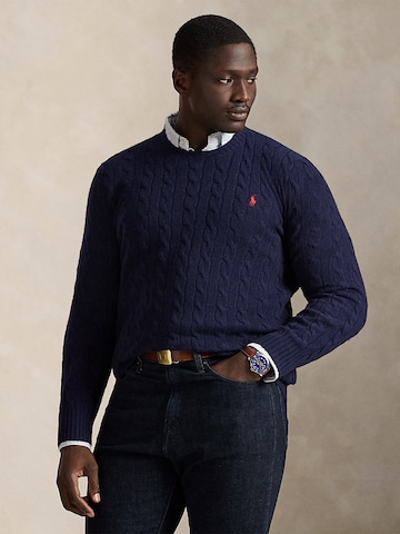 Polo Ralph Lauren Big & Tall Pullover in Blau: Vorderseite