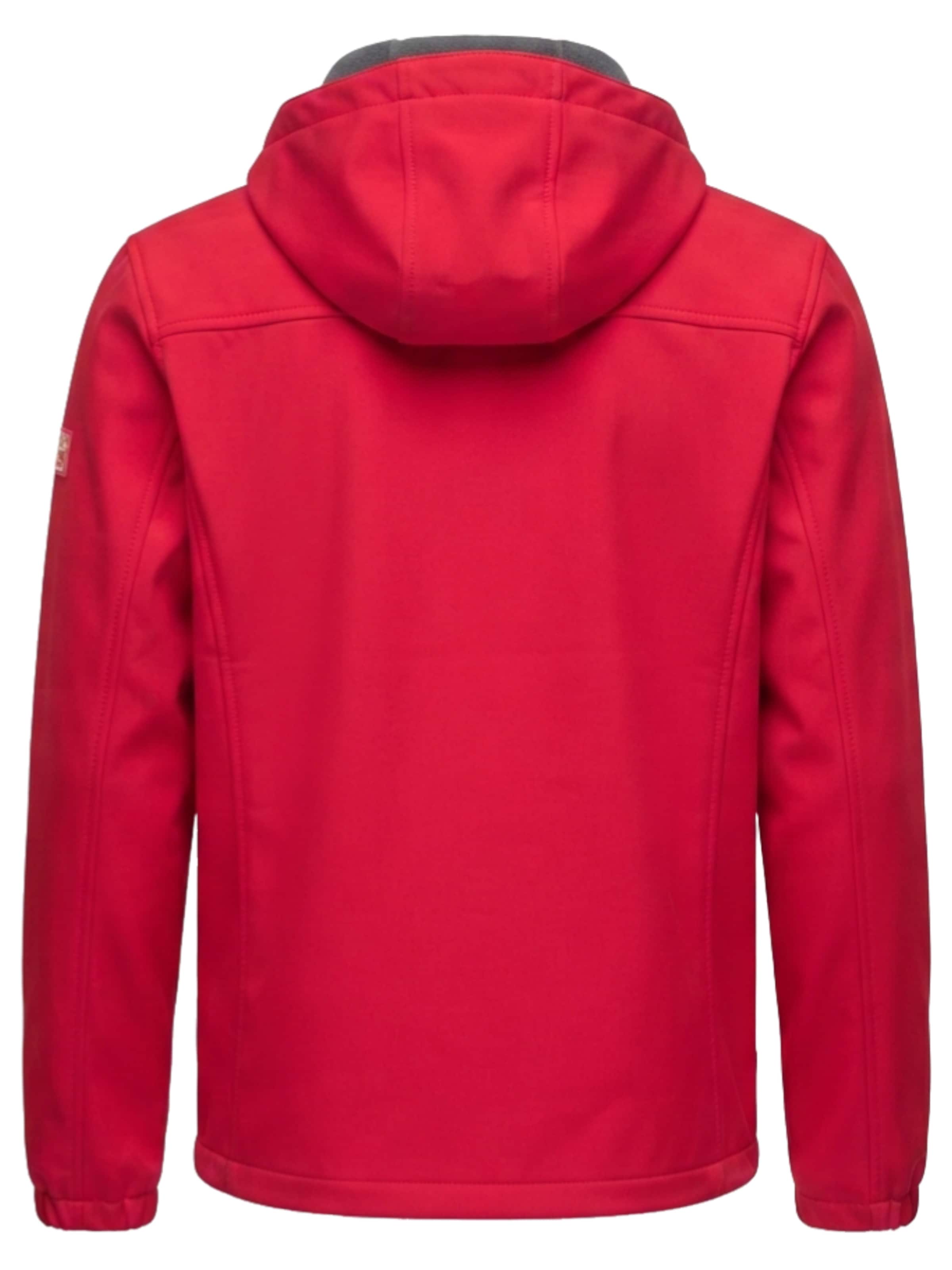 Ombre Between-Season Jacket in Red