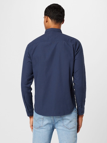 HOLLISTER Regular fit Button Up Shirt 'OXFORDS CHAIN' in Blue