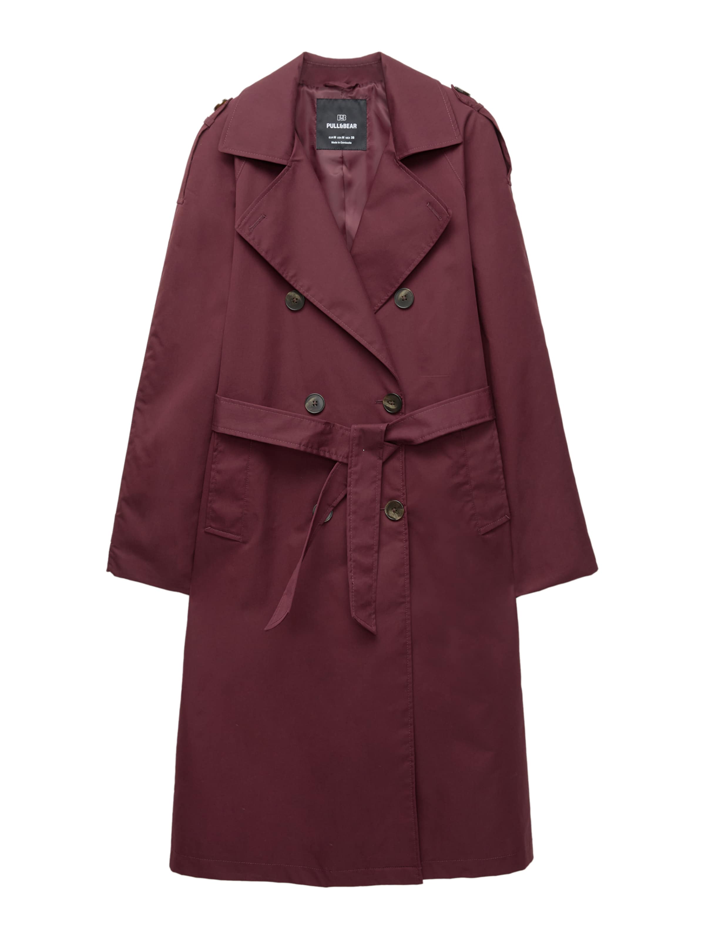 Pull&BearPrijelazni kaput - crvena boja: prednji dio