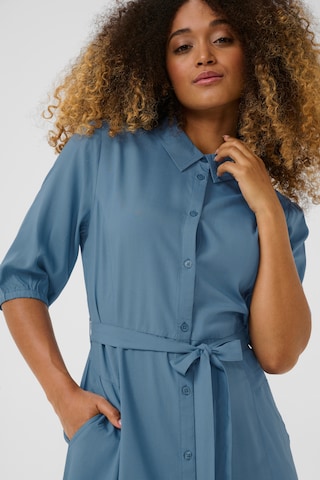 Cream Kleid 'Tiah' in Blau