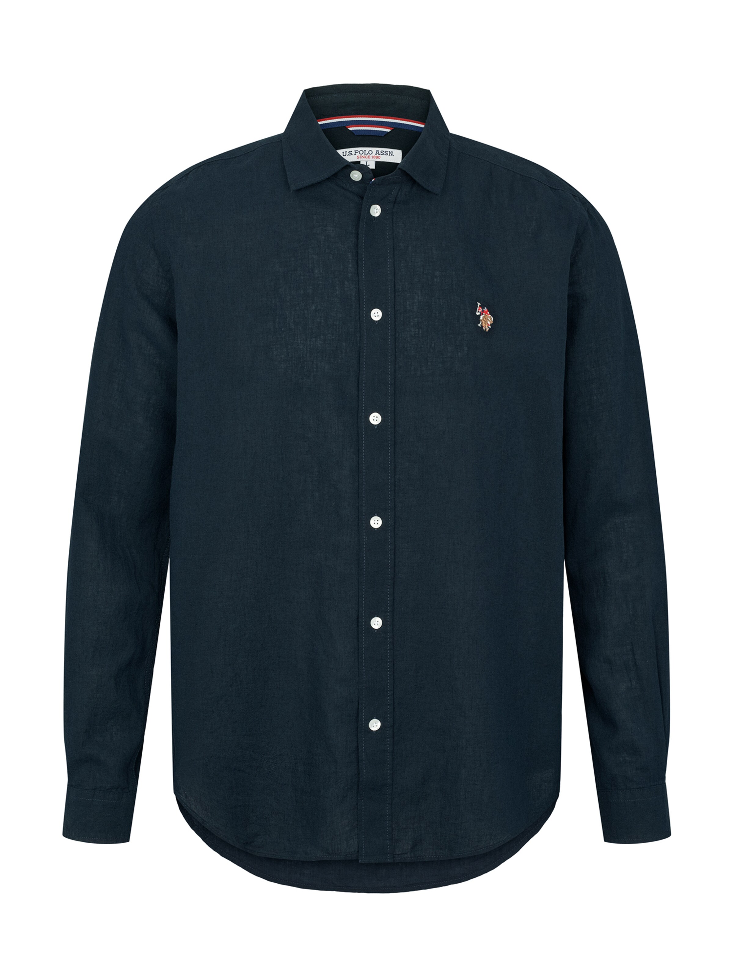 U.S. POLO ASSN. Skjorte 'Bolt' i blå: forside