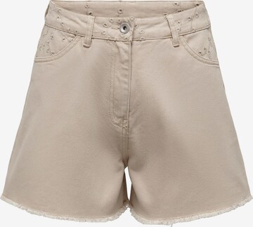 ONLY Broek 'ELENA' in Beige: voorkant