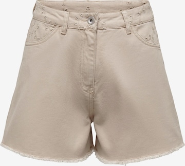 ONLY Shorts 'ELENA' in Beige: predná strana