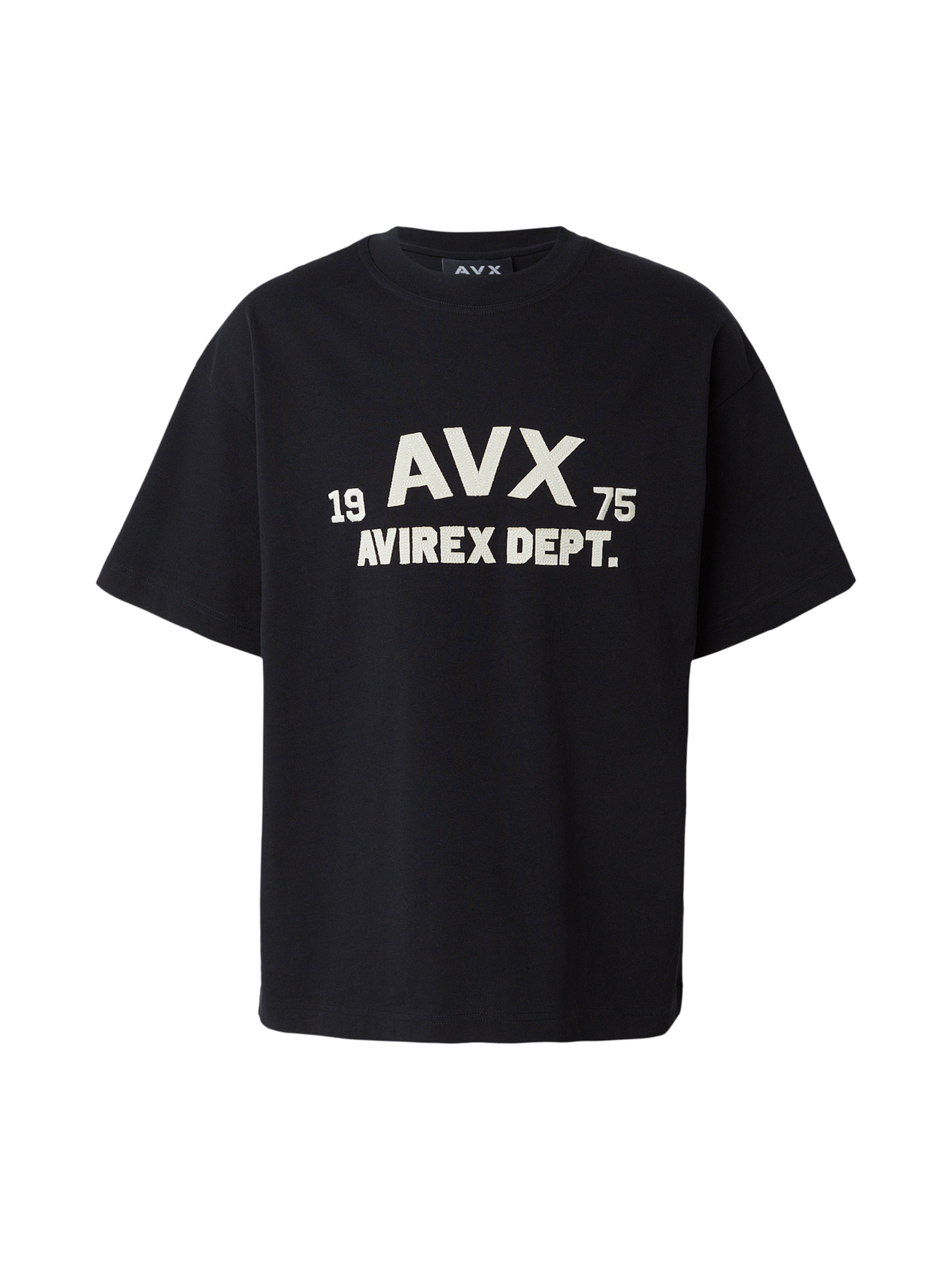 Avirex Shirt 'Field' in Zwart: voorkant