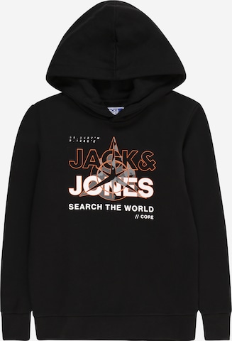 Jack & Jones Junior Sweatshirt 'HUNT' in Black: front