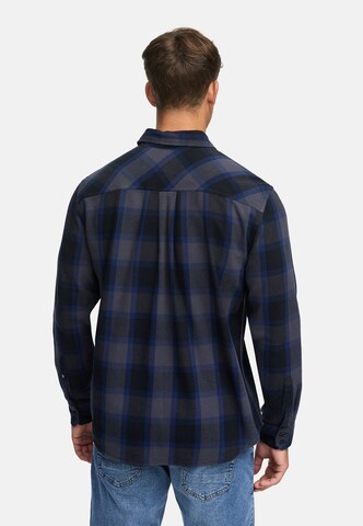 INDICODE JEANS Regular fit Overhemd 'Pomal' in Grijs