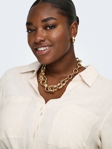 ONLY Carmakoma - Blusa 'CARSIESTA YASMIN' en beige