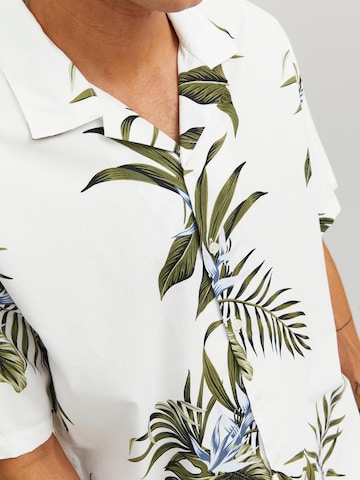 JACK & JONES - Ajuste confortable Camisa en blanco