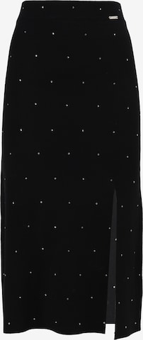 juoda Influencer Sijonas: priekis