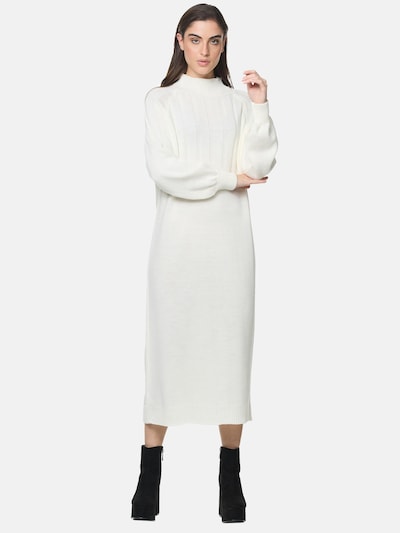 Elara Strickkleid in weiß, Produktansicht