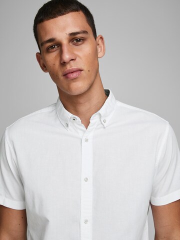 Slim fit Camicia di JACK & JONES in bianco