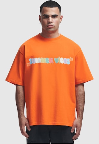 T-Shirt 'Summer Vibes' 2Y Studios en orange : devant