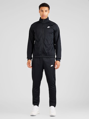 Nike Sportswear Sweatsuit in Black: front