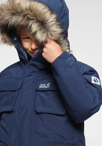 JACK WOLFSKIN Outdoorjas 'Ice Explorer' in Blauw