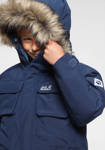 JACK WOLFSKIN Outdoor jacket 'Ice Explorer' in Blue