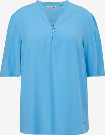 TRIANGLE Blouse in Blauw: voorkant