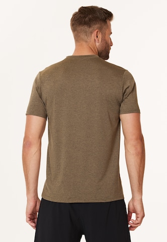 ENDURANCE Regular Fit Toiminnallinen paita 'Mell' värissä ruskea