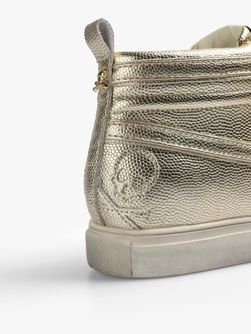Scalpers Sneakers hoog in Goud