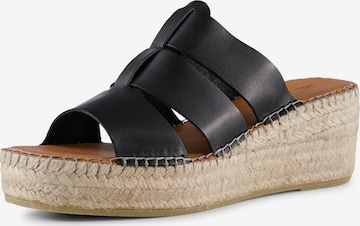 Shoe The Bear Mules in Black: front