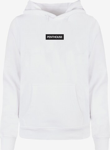 Merchcode Sweatshirt 'Penthouse' in Weiß: predná strana