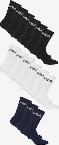 FILA Socks in Blue: front