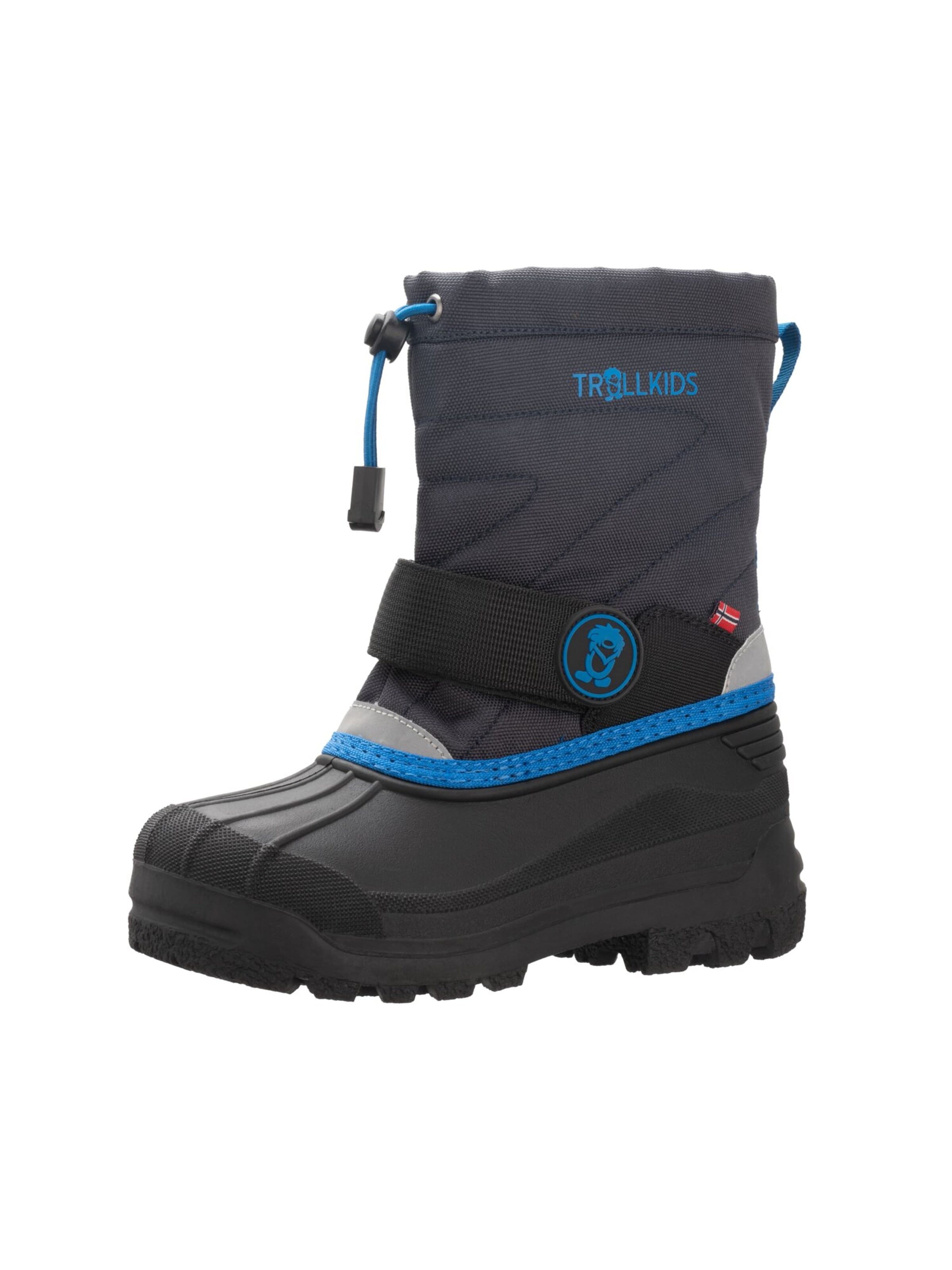 TROLLKIDS Snow Boots in Blue: front