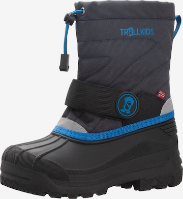 TROLLKIDS Snow Boots in Blue: front