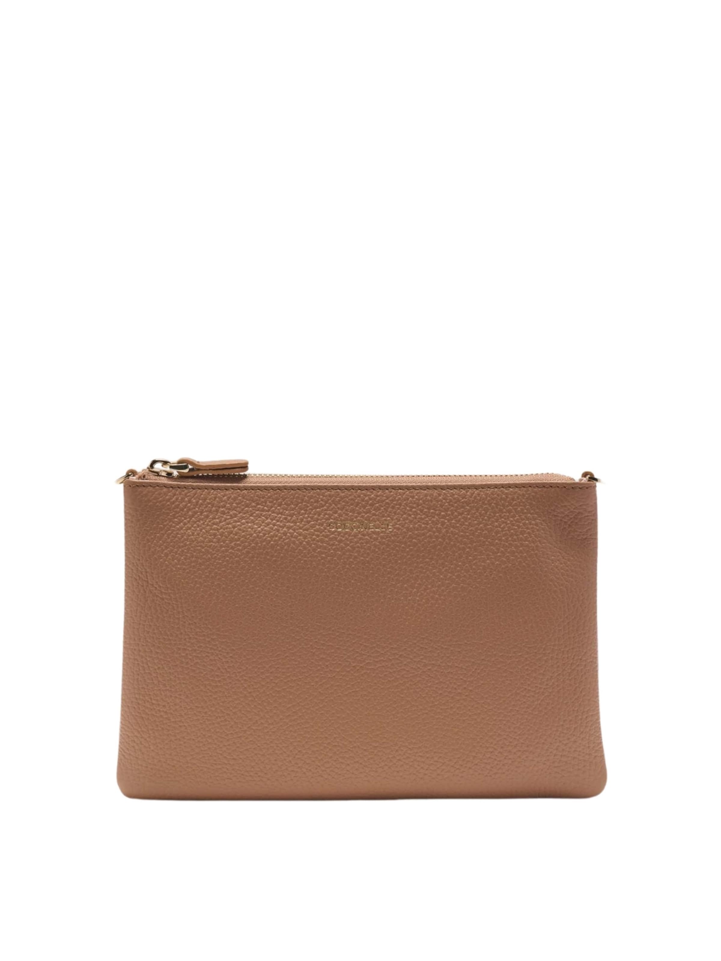 Coccinelle - Bolso de hombro 'COCCINELLE' en marrón: frente