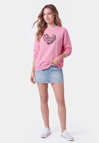 MYMO - Sweatshirt em rosa