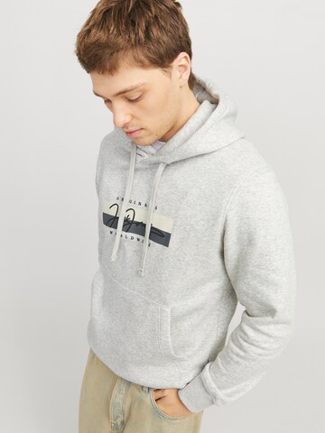 JACK & JONES Sweatshirt 'FREDERIKSBERG' in Grey