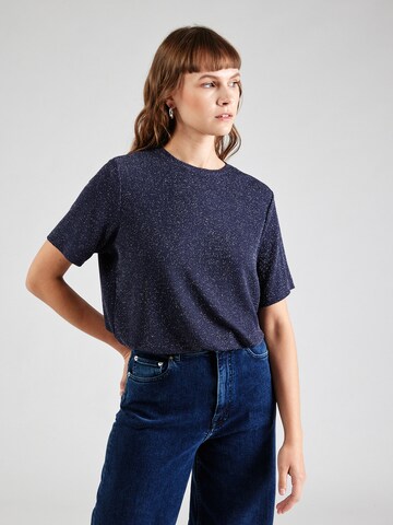 PIECES Shirt 'PCLINA' in Blue: front
