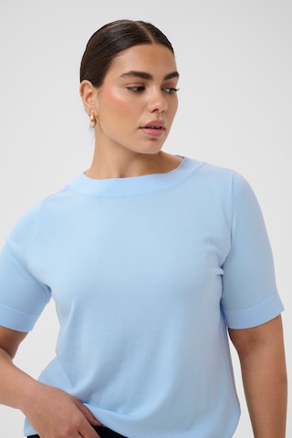 KAFFE CURVE Svetr 'KCLizzy' – modrá