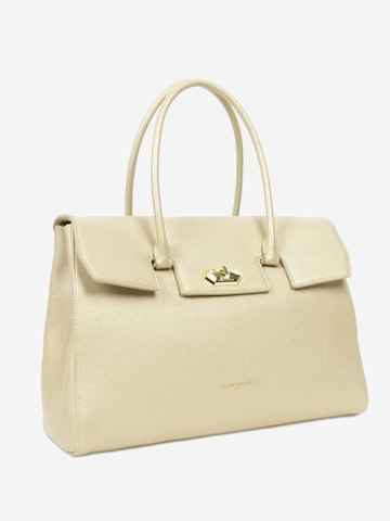 LANCASTER Paris Shopper 'Lancaster Cabas Foulonné Milano XL Champagne' in Goud