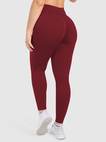 Smilodox Skinny Leggings ' Myrah ' in Rood