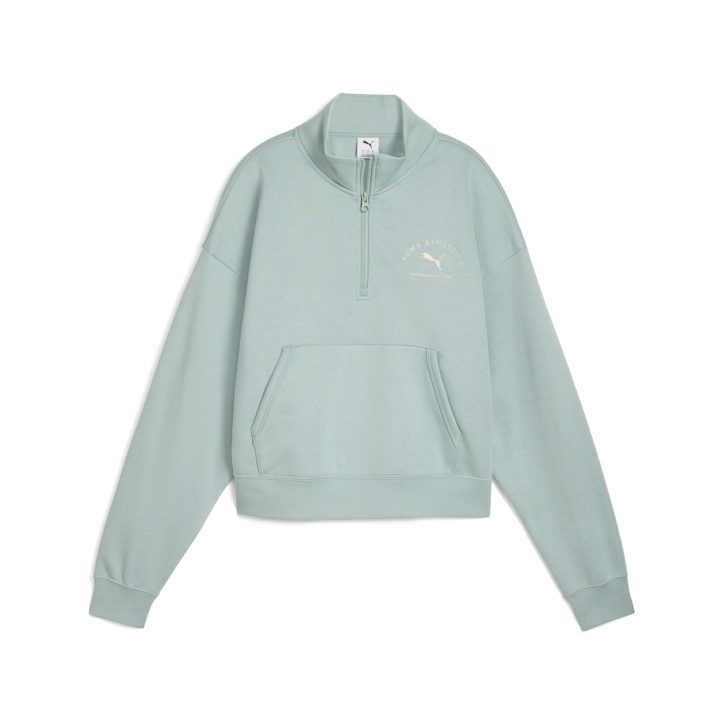 PUMA Sweatshirt 'Class' in Grün: Vorderseite