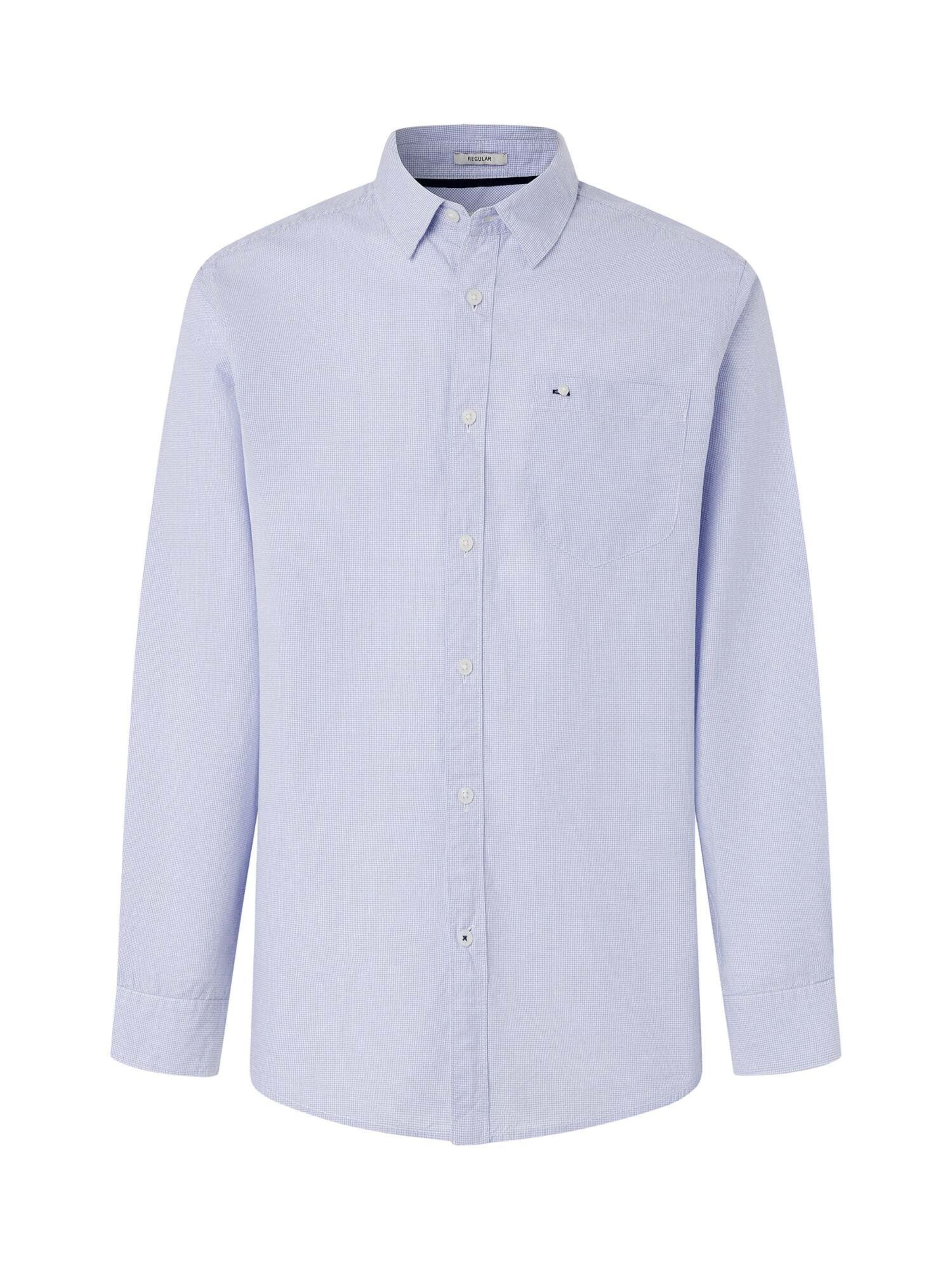 Pepe Jeans - Ajuste regular Camisa 'Rimini' en blanco: frente