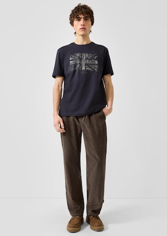 Effilé Pantalon QS en marron