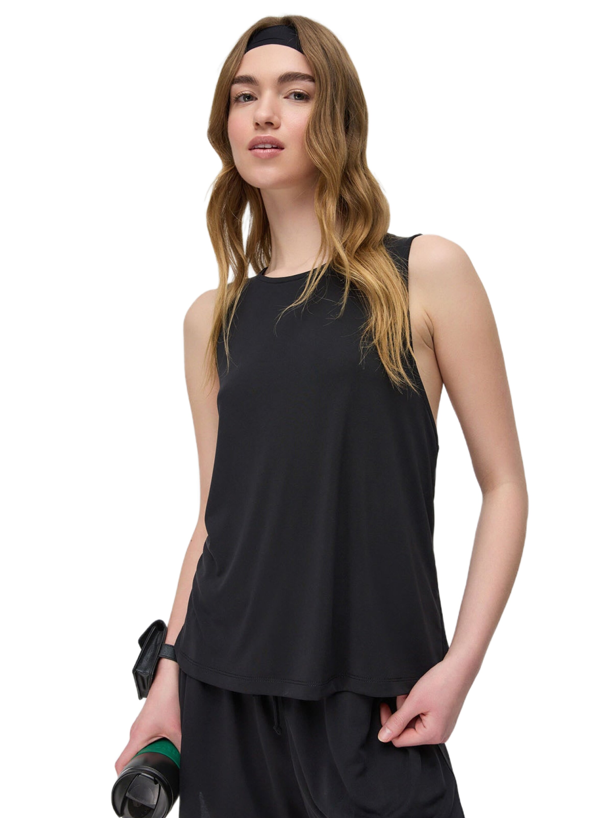 No Matter What Top in Zwart: voorkant