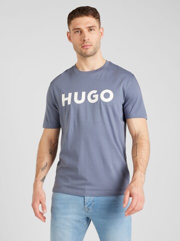 HUGO - Camiseta 'Dulivio' en azul: frente
