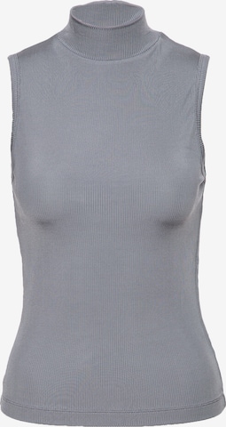 DRYKORN Knitted Top in Grey: front