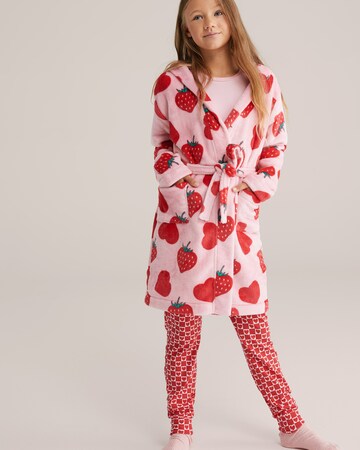 WE Fashion Koupací plášť – pink: přední strana