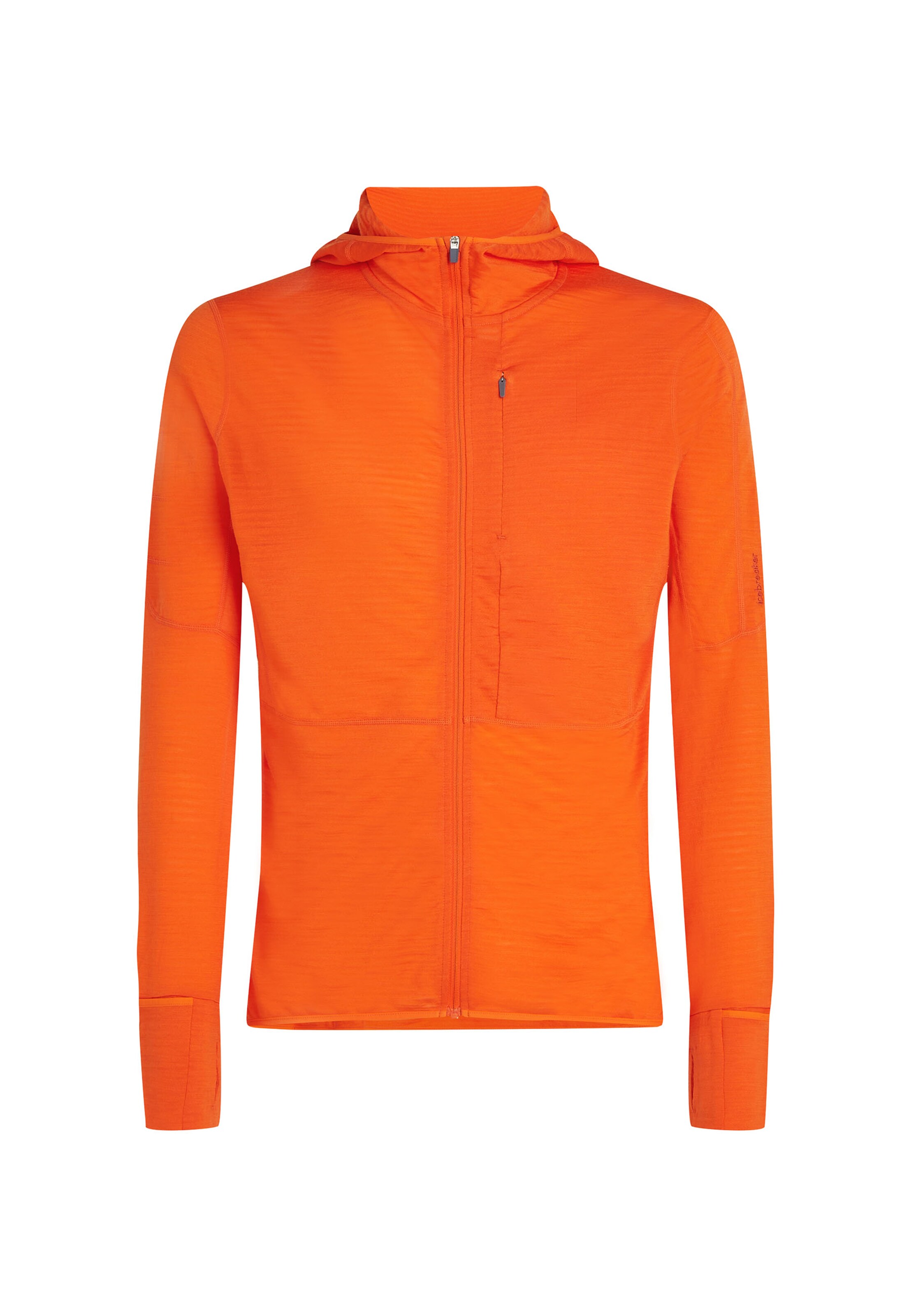 ICEBREAKER Sweatshirt 'Merino 200 mid weight Realfleece Descender' i svart: framsida
