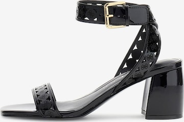 GUESS Strap Sandals 'Gastine' in Black: front