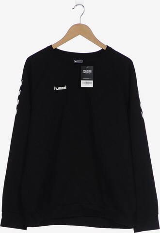 Hummel Sweatshirt & Zip-Up Hoodie in XXL in Black: front