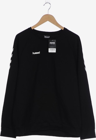 Hummel Sweatshirt & Zip-Up Hoodie in XXL in Black: front