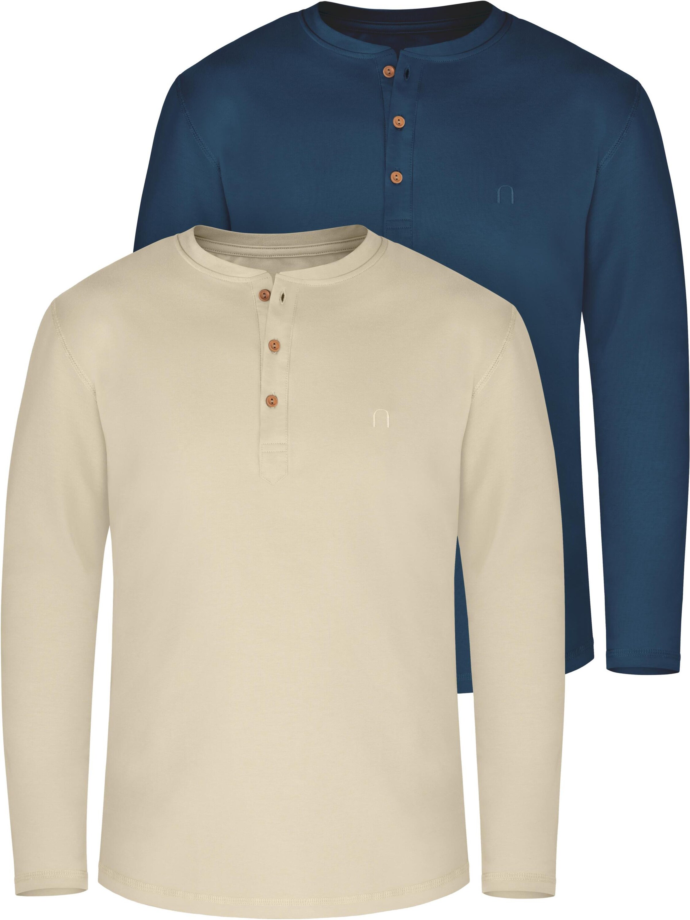 normani Shirt 'Neuville' in Beige: voorkant