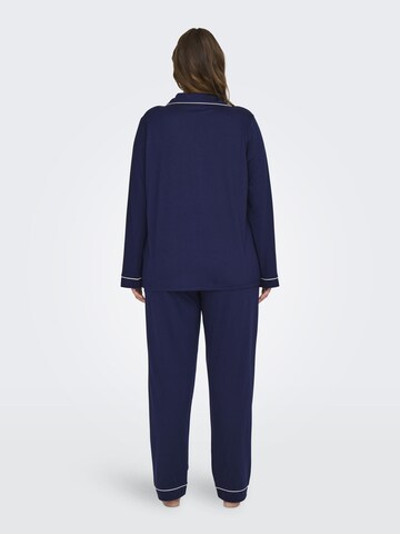 ONLY Carmakoma Pyjama 'CARNIGHT' in Blauw