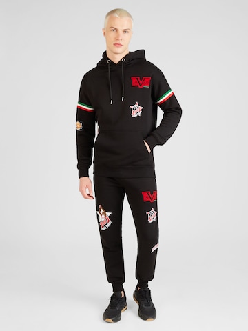 19V69 ITALIA Sweatshirt 'Versace' in Zwart