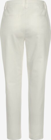 LASCANA - Tapered Calças chino em bege